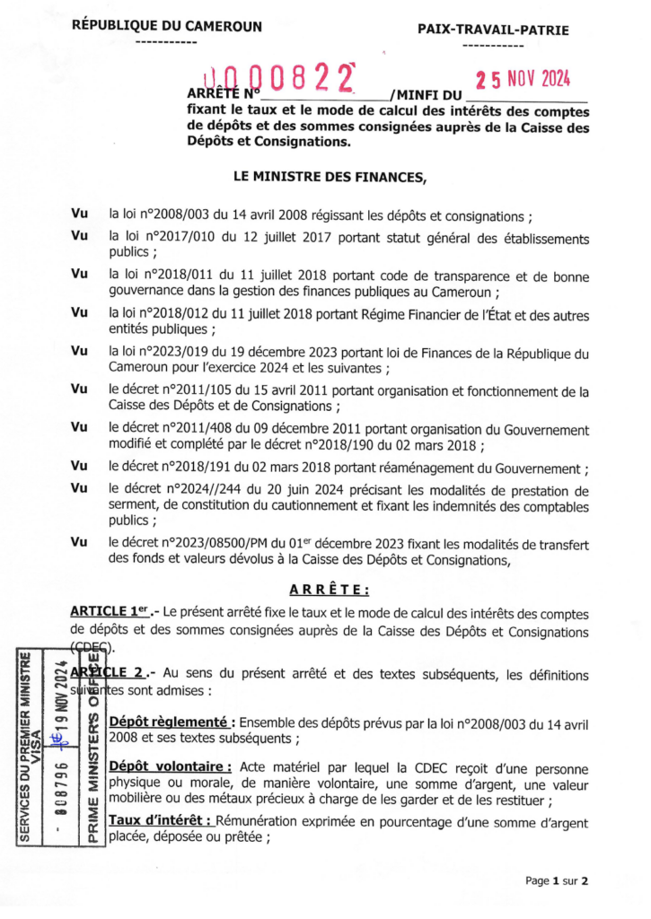 arrete-minfi-fixant-le-taux-et-le-mode-de-calcul-des-interets