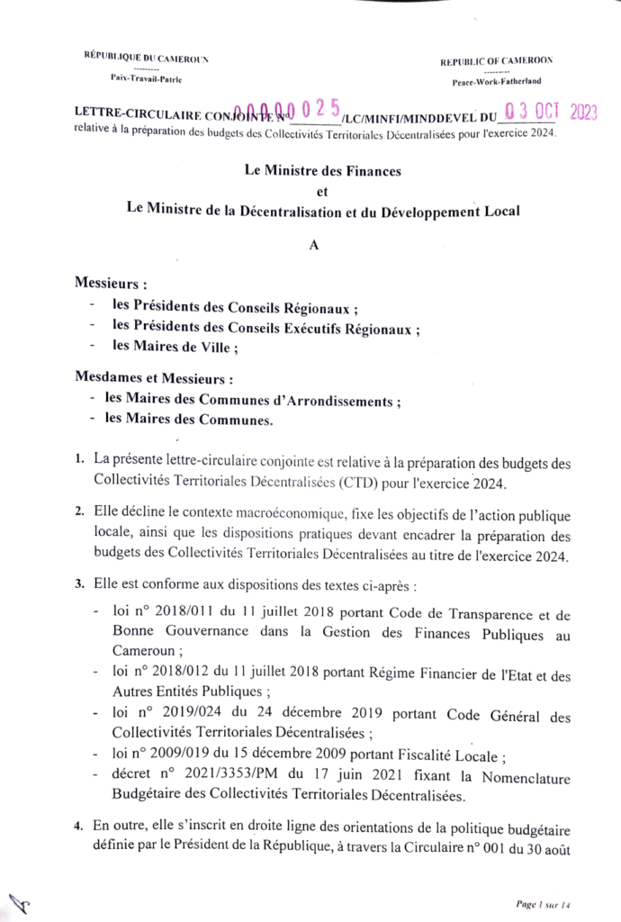 lettre-circulaire-conjointe-n°0000025-du-03-octobre-2023-relative-a-la-preparation-du-budget-des-ctd-exercice-2024