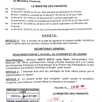 convention-fiscale:-le-cameroun-et-la-chine s’engage-a-eliminer-la-double-imposition-et-la-fraude-fiscale